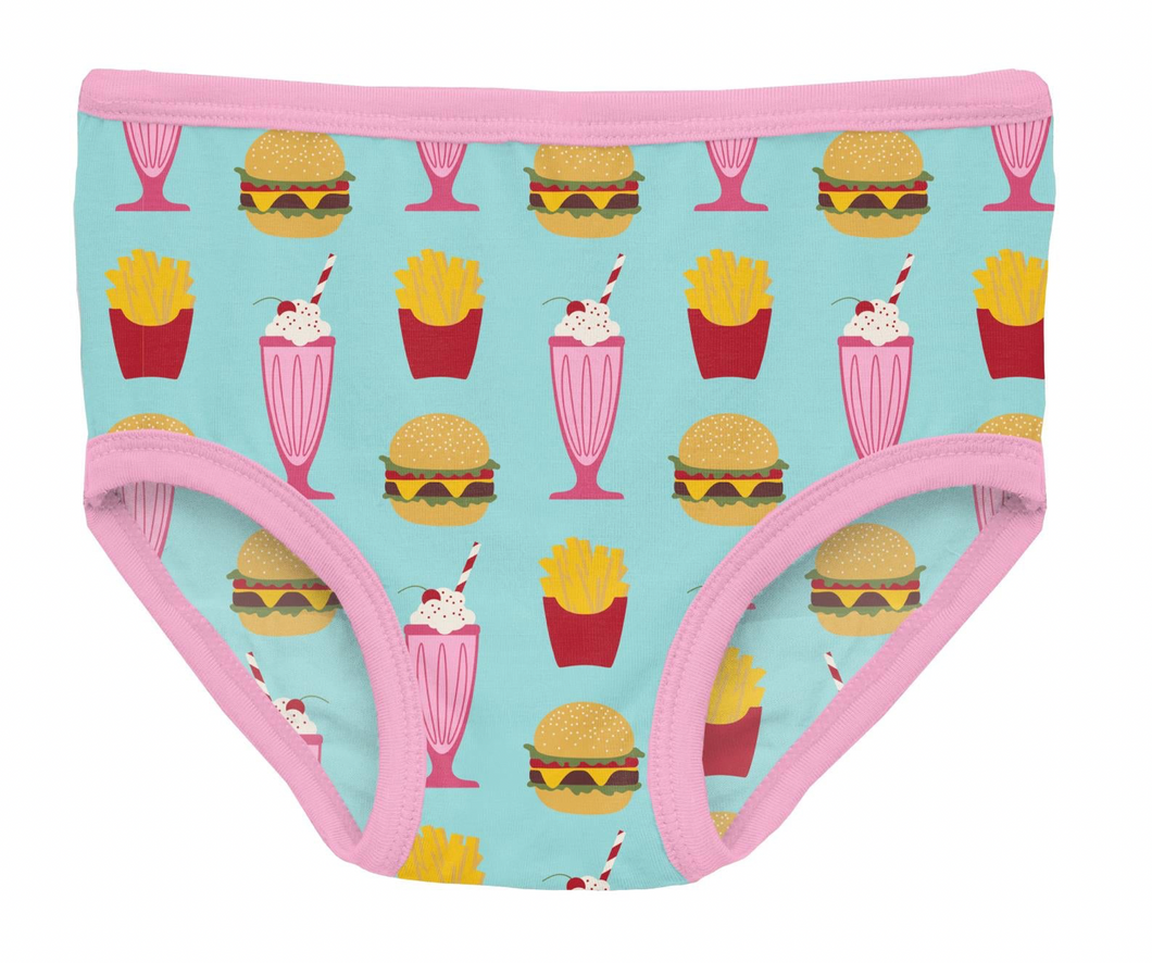 Kickee Pants Love Stripe Girl's Underwear Size S 6-8y – Silver Moon Kids